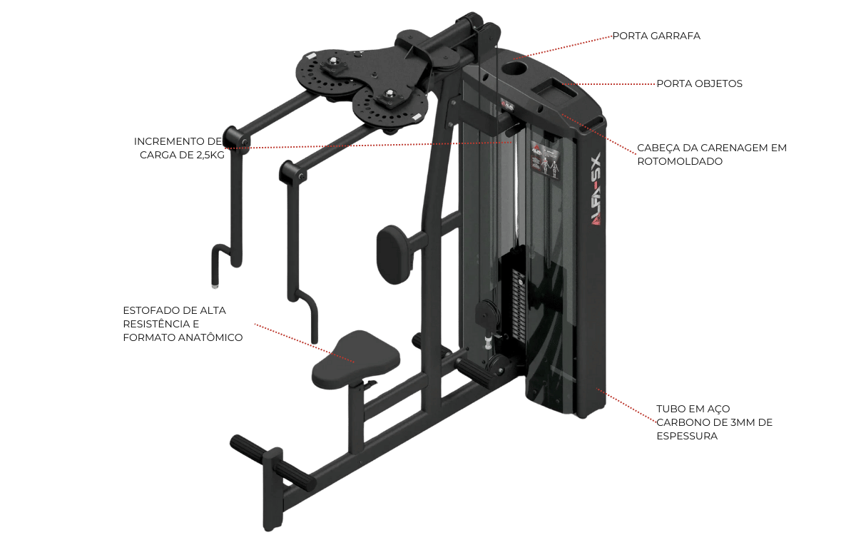 Peitoral Dorsal Crucifíxo