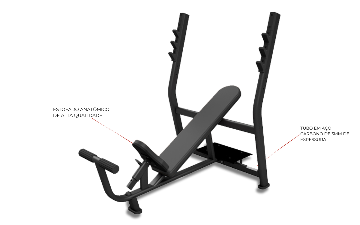 Banco Supino Inclinado